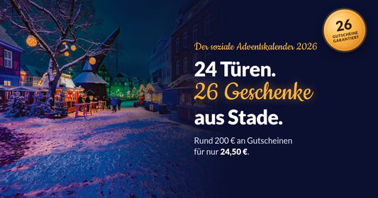 24 Türen, 26 Geschenke aus Stade